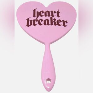 NIB Jeffree Star Limited Ed Valentine's Day Heart Breaker Pink Handheld Mirror